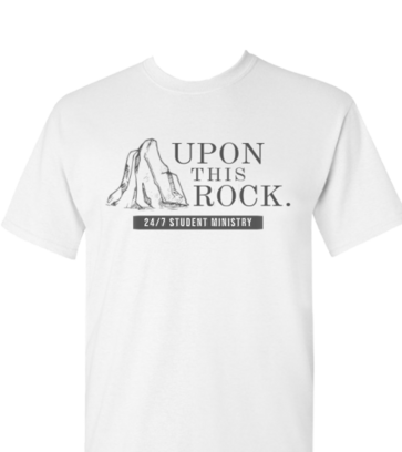 Upon This Rock Youth Group design idea